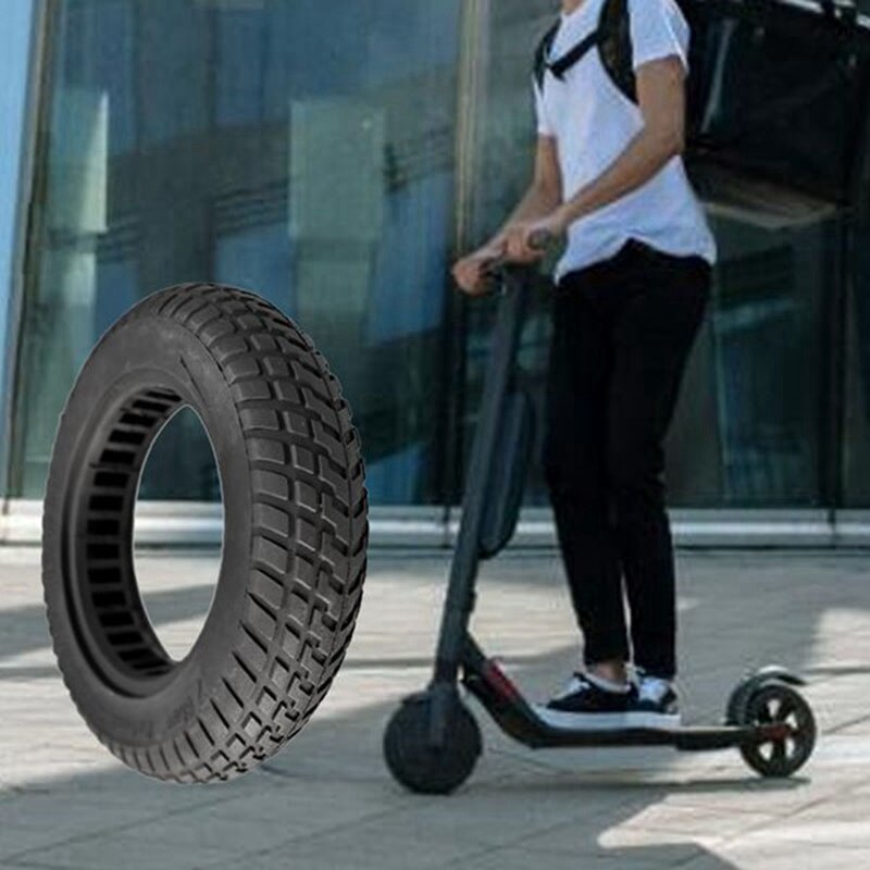 10 Inch Electric Scooter Tire Tyre 10 x 2/10 x 2.5 Solid Tire Damping Tire Rubber Wheels Tyres for M365 M365 Pro