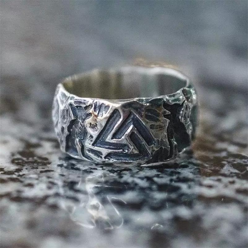 Nordic Mythologie Viking Odin Mannen Ring Rvs Amul... – Vicedeal