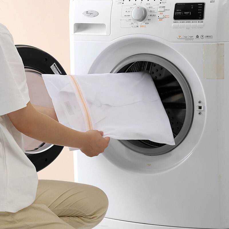 Fijnmazige waszak, waszak voor ondergoed, dikke waszak voor bh's, polyester netzak, dubbellaagse stoffen waszak