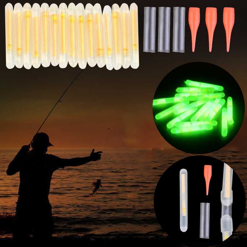 Nieuw 15 Pcs Mini 4.5X36 Mm Glow Vissen Vis Tl Lightstick Licht Nacht Float Rod Lichten Dark Sticks: Default Title