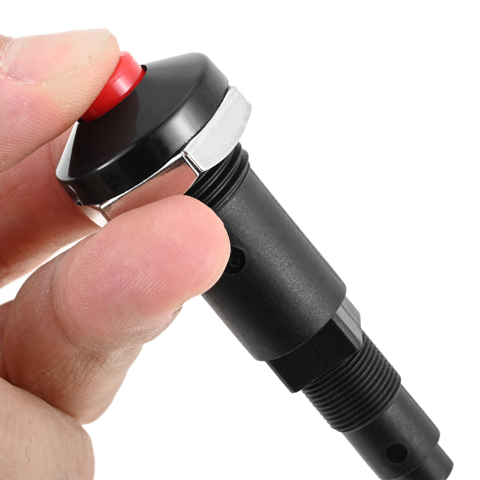 2 Stück Push Button Piezo Zünder Zwei Ausgänge Drücken Funken für Gasgrill/Bereich/Heizung/Herd Sparker Generator Keramikfeuerzeug