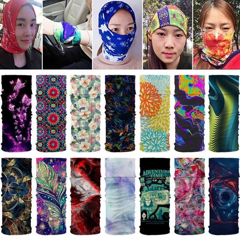 Randonnée en plein air Bandana foulards Camping escalade Ski équitation bandeau vélo cyclisme cagoule cou Tube plus Bandanas masque facial