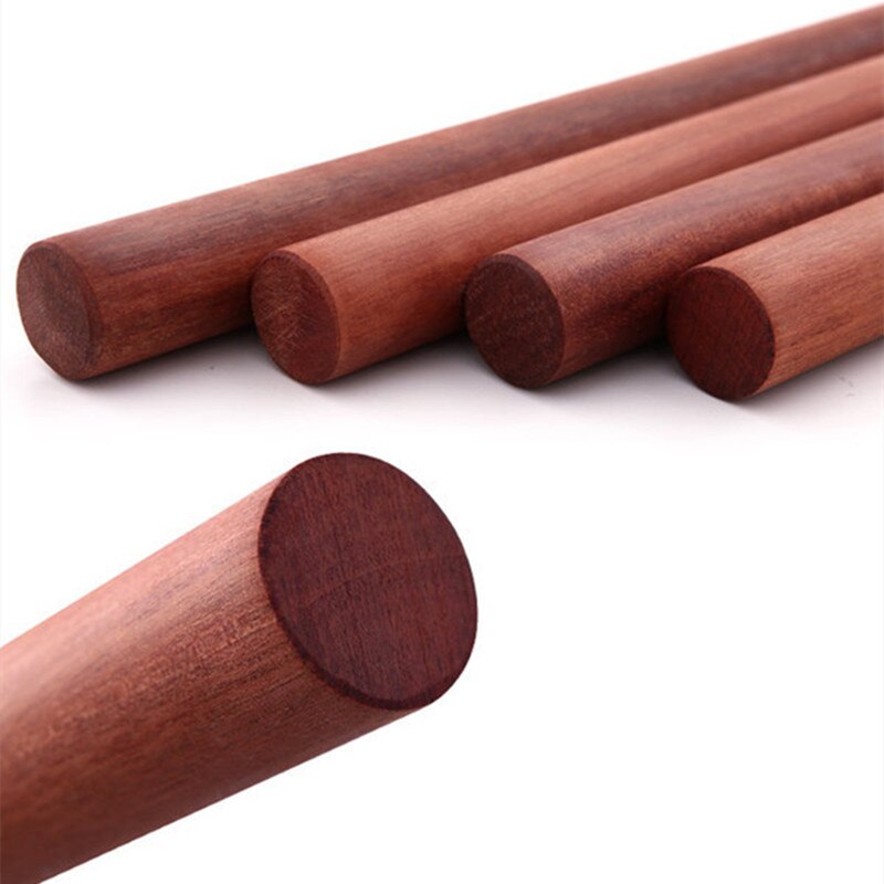 Red sandalwood rolling stick face stick solid wood household pole face roll shaft dumpling stick baking tool rolling pin