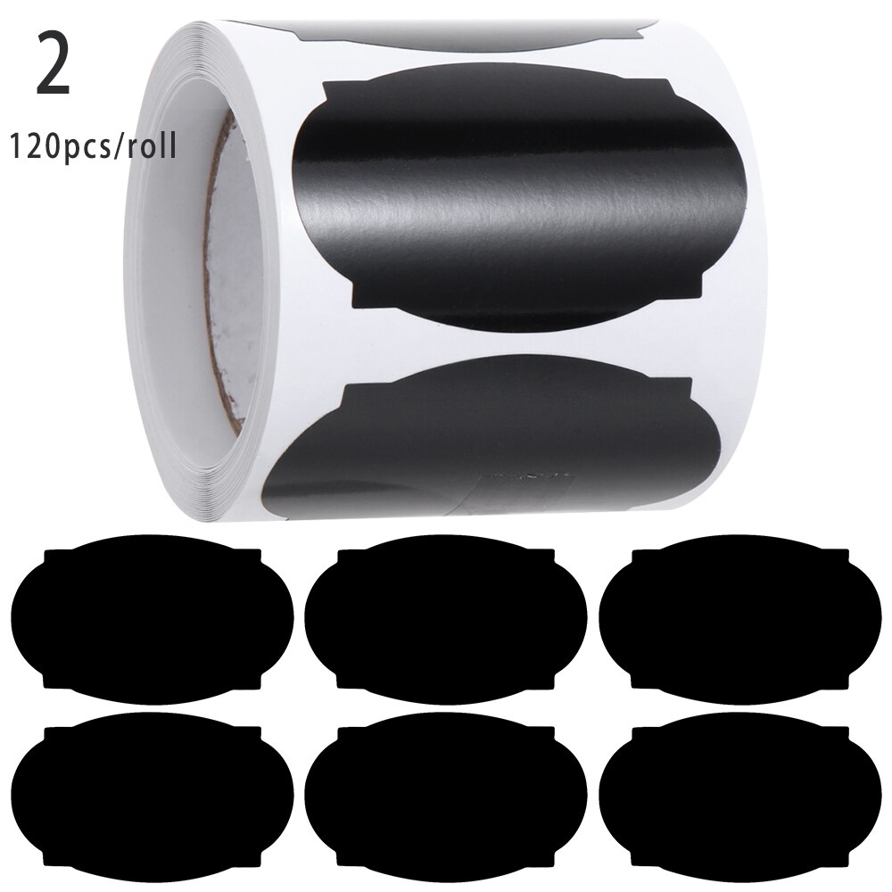 Étiquettes autocollantes étanches pour épices, 120/150 pièces, marqueurs pour bouteilles de cuisine, bocaux de maison, organisateur, tableau noir, étiquettes: 2