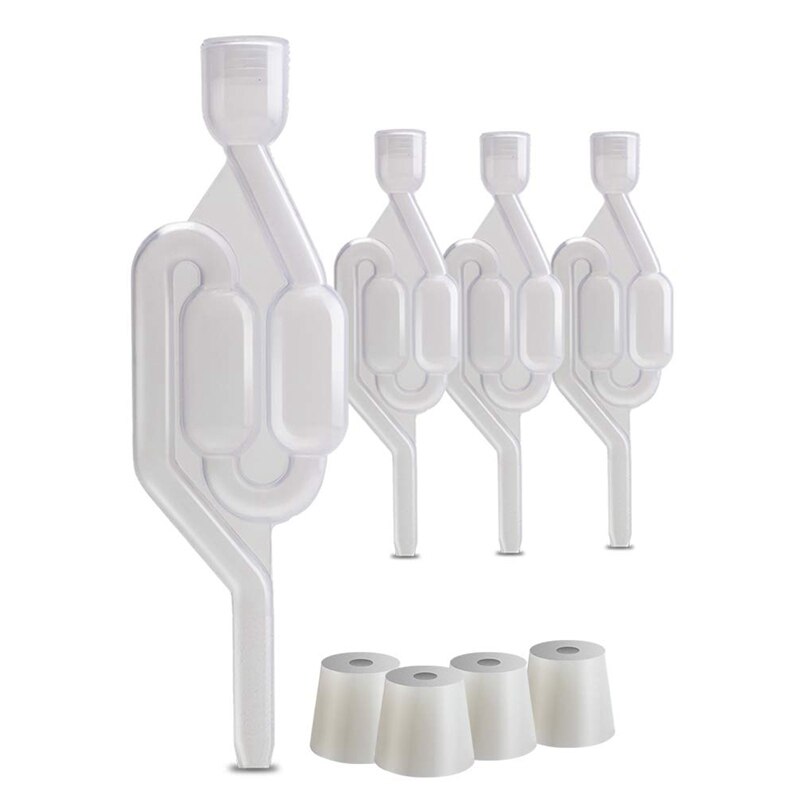 Fermentation Air Lock, 5 SShaped Air Locks with S... Grandado