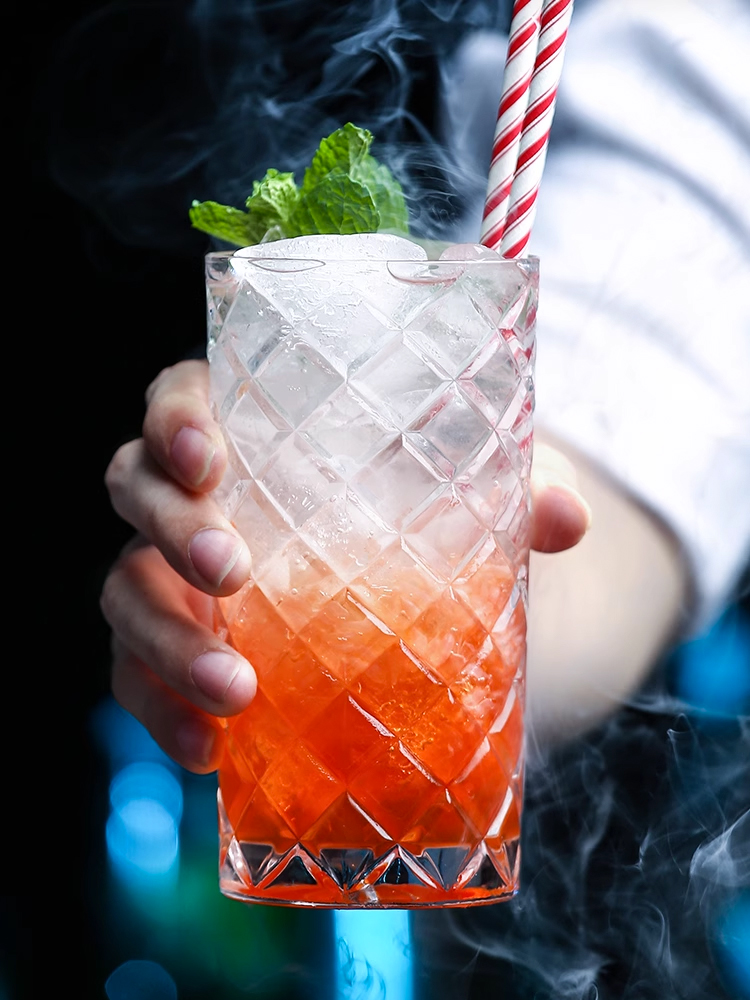 Vaso de vidrio Mojito HighBall, vasos de Bar, vasos de vidrio para agua, jugo, cerveza, bebidas, cócteles