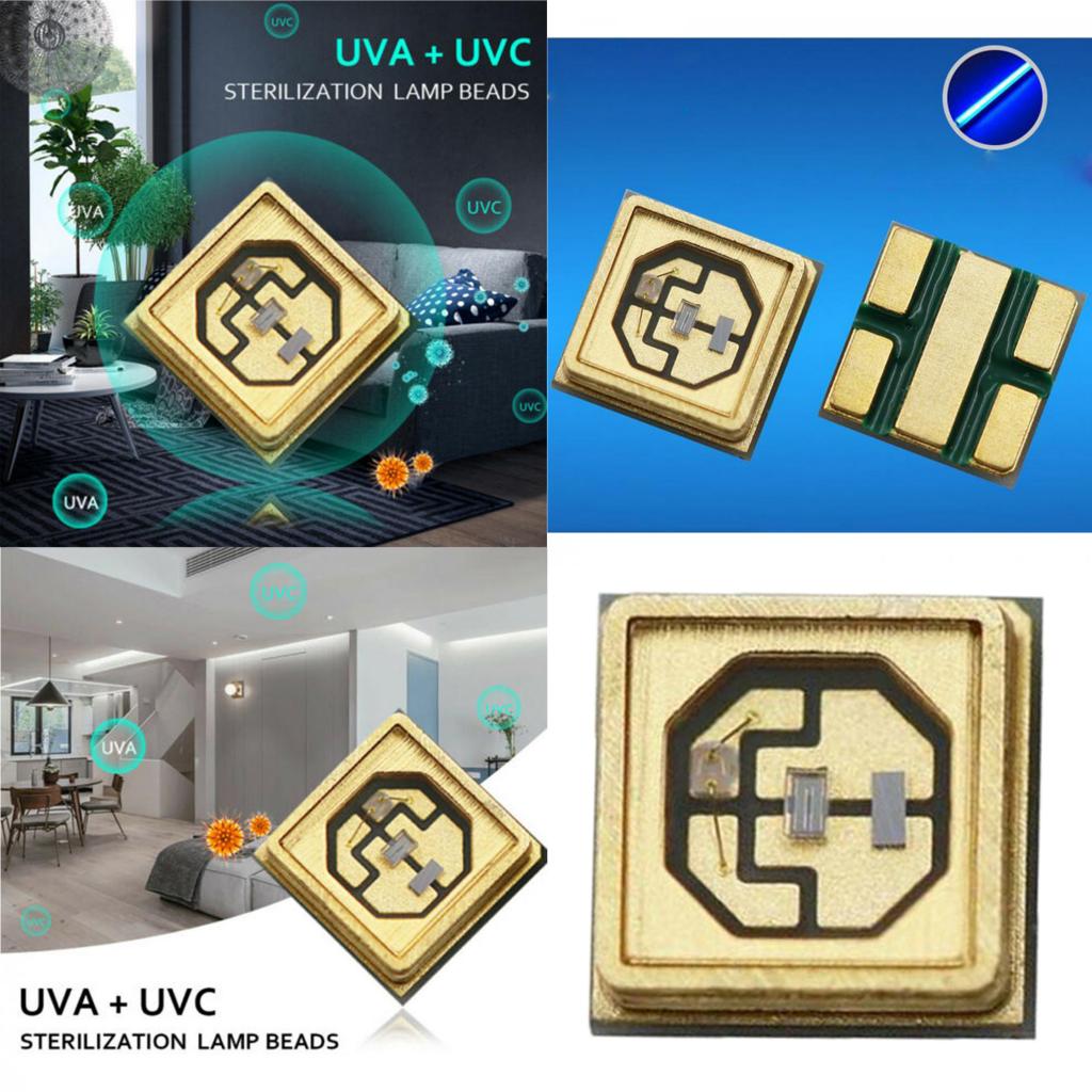 LED Diode UVC + UVA 270-280nm SMD 3535 Chip Ultra Violet Licht Perlen Für Lampe