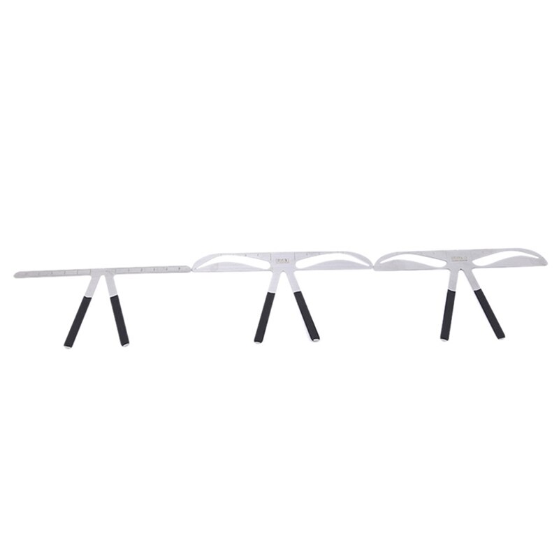 Eyebrow Stencil Measure Ruler 3D Balance Template Stencil Shaper Makeup Tool European Style Thrush Tools Convenience