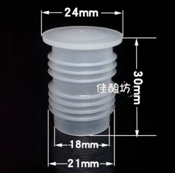 02 pakket levert Rode Wijn PE Plastic Plug Wijnfles Rubber Plug Rode Plastic Plug Keramische Wijnfles cap Plug stopper