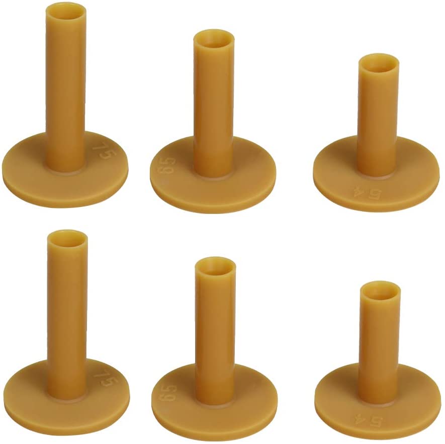Golf Practice Tees, 3/6 Pieces Rubber Tees,Indoor and Outdoor,for Driving Range and Practice Mat