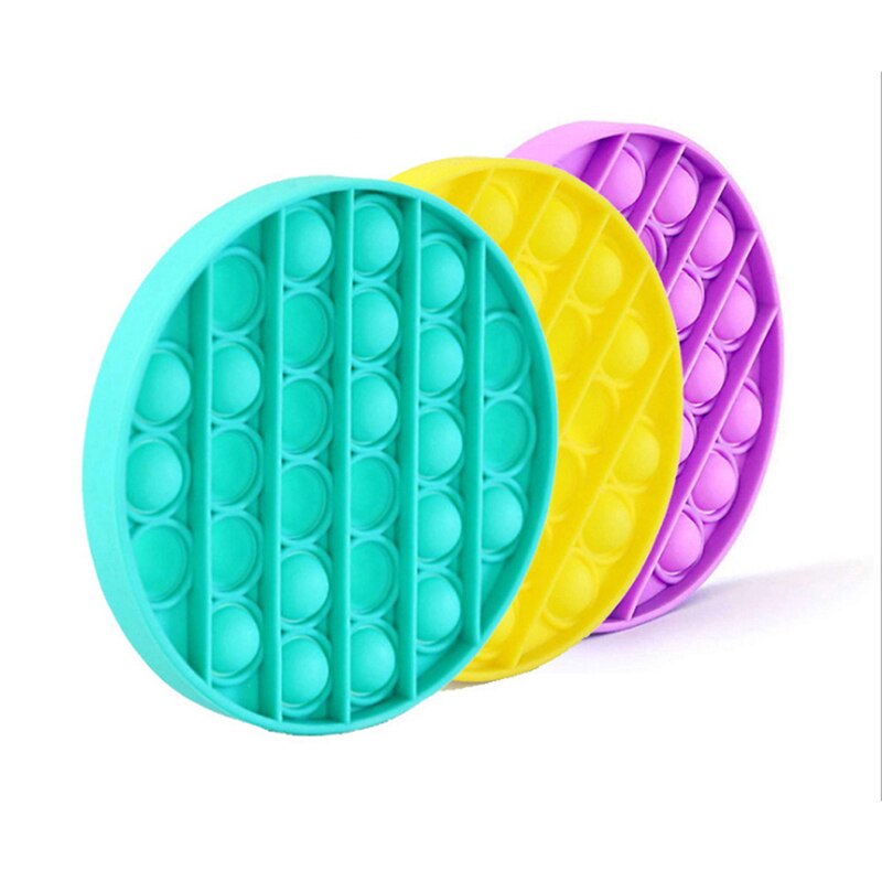 Push its Silicone Sensory Fidget Toy Pop Bubble Stress Relief Ship It Fast