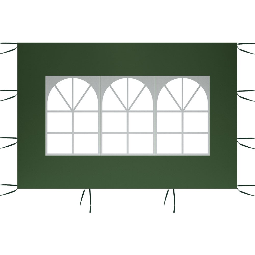 3x2m Waterproof Gazebo Awning Sunshade Sun Shade Sail For Outdoor Garden Beach Camping Sunshade garden party camping tent: green with window