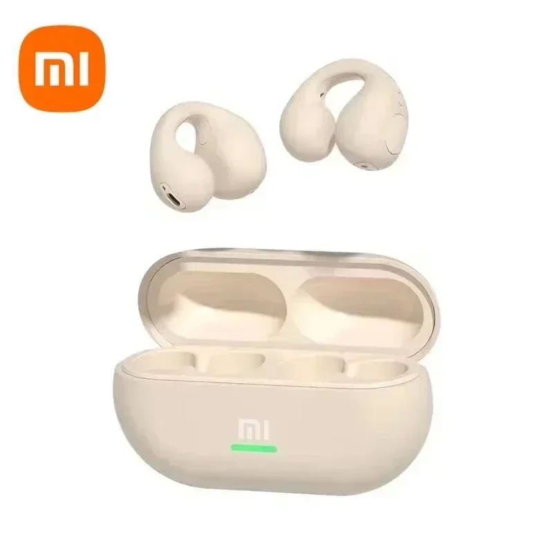 Xiaomi Bluetooth Bone Conduction Earphones Wireless HiFi Stereo Sports Headphones Waterproof with Microphone for Gaming Music: Pink