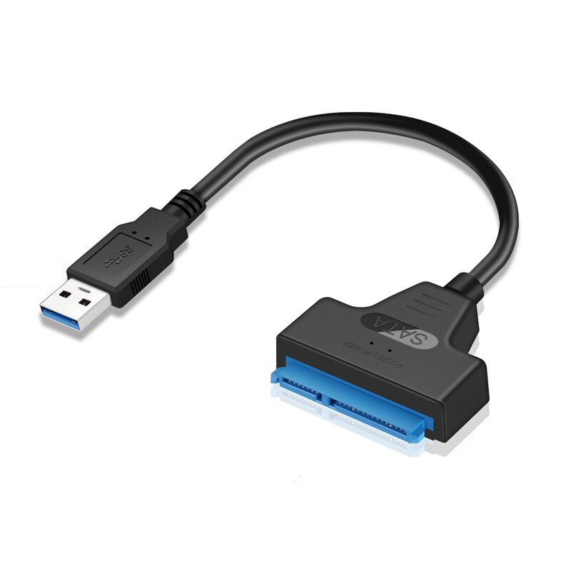 Sata naar usb 3.0- adapter, usb 3.0 sata 3 -kabel 2.5 ondersteuning voor 6 gbps externe harde schijven (hdd/ssd), 22- pins sata iii naar usb 3.0- datakabel: Default Title