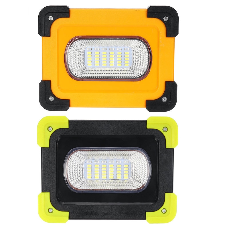 200w bærbare spotlights 2000lm supersterke ledet arbeidslys oppladbare til utendørs camping lampe ledet lommelykt