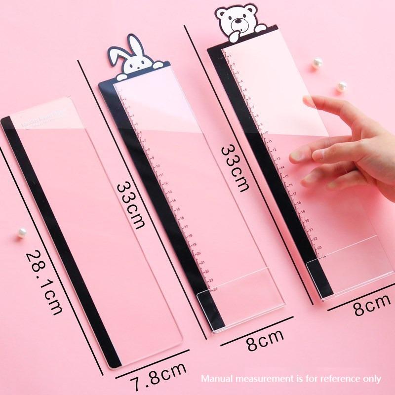 Acrylic Monitor Message Memo Board for Sticky Note Transparent Name Card Phone Holder Desktop Plastic Holder Stationery