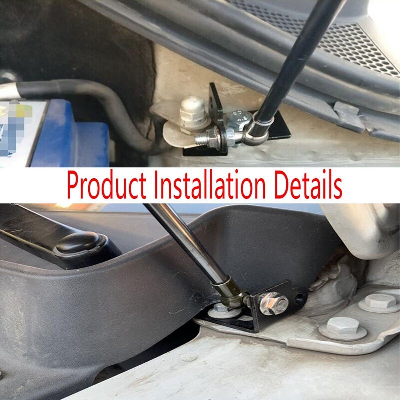 Car Bonnet Hood Support Rod Lift Strut Bars Spring Shock Gas Bracket Car Accessories for Ford Fiesta MK6 MK7