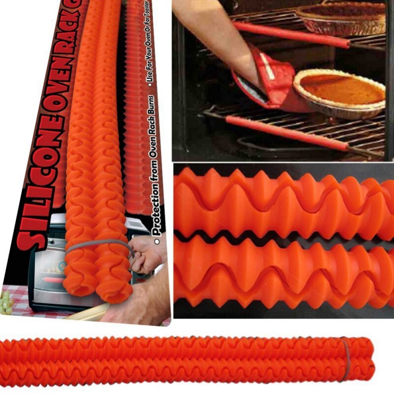 2pcs Heat Resistant Silicone Oven Rack Guard Shelf... – Grandado