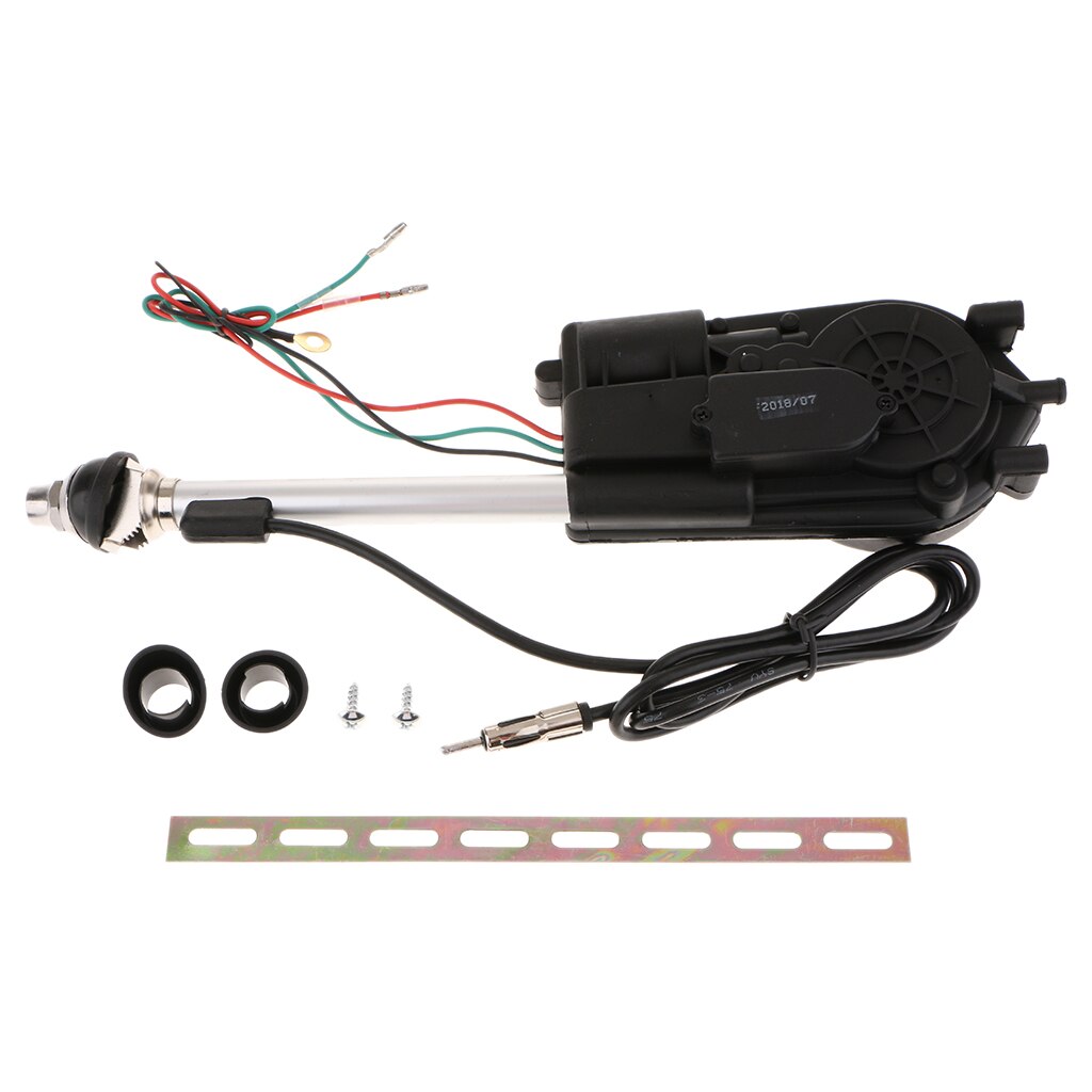 Radio aérea eléctrica para coche, Kit de antena de aumento de potencia automática, señal de coche, antena eléctrica de 12V, antenas de vehículo Exterior, Radio AM/FM