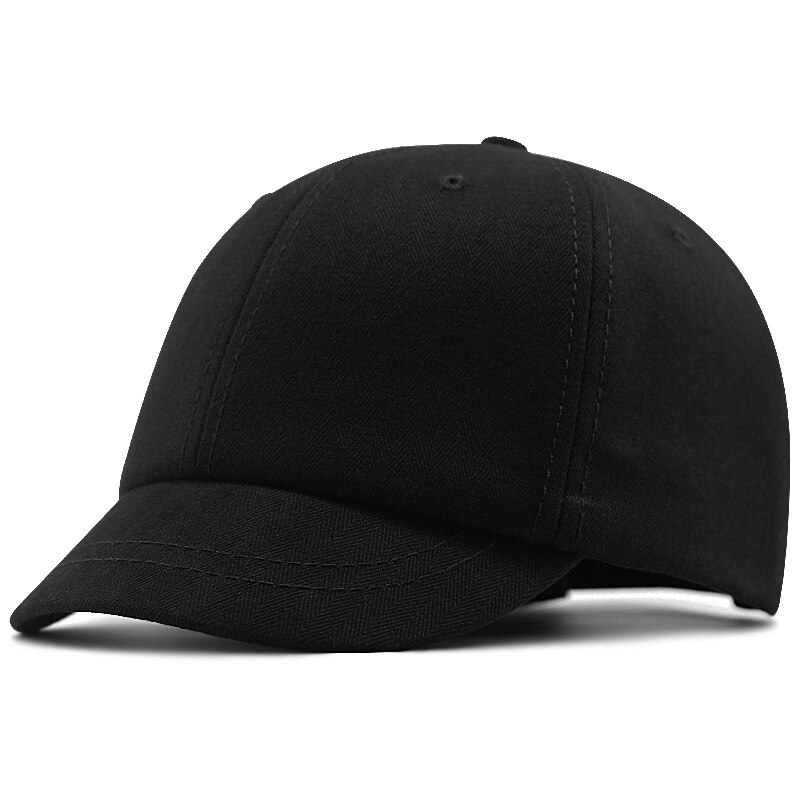 56-60 Cm 60-68 Cm Grote Maat Baseball Cap Mannelijke Lente Zomer En Herfst Katoen Snapback Hoed grote Hoofd Mannen Plus Size Sport Caps: black / 60-68cm