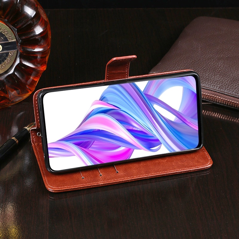 Für Huawei Y9s fallen kippen Brieftasche Geschäft Leder Fundas Telefon fallen für Huawei Y9s Abdeckung Capa mit Karte Slot Zubehör