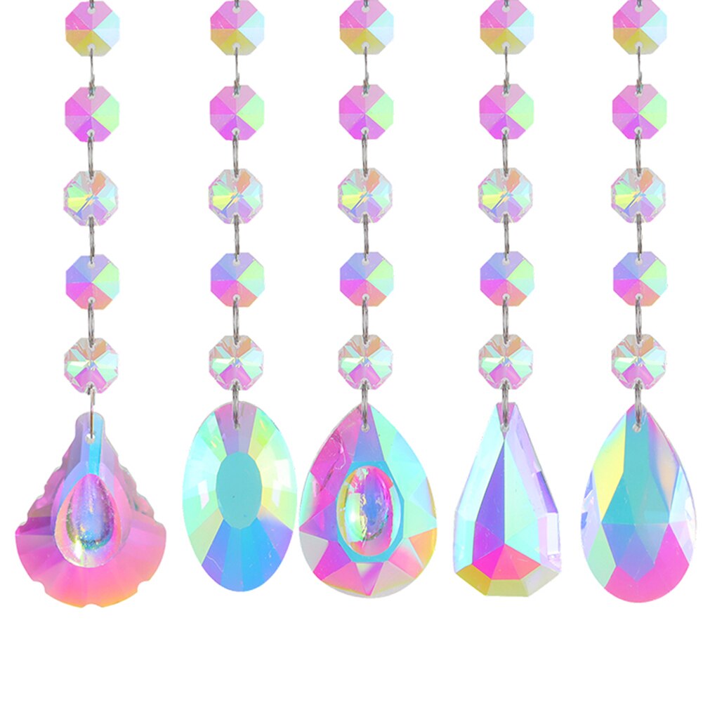 Prism Sun catcher Hanging Window Crystals Rainbow Sun Catcher Crystal Sun Catcher Summer Garden Decoration Windchimes Pendant