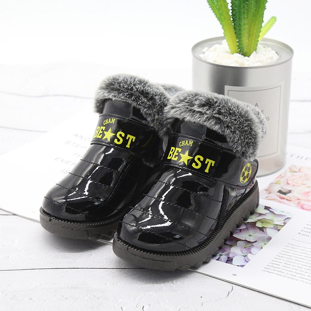 baby shoes boot Toddler Boots Winter Ankle Short Bootie Waterproof Footwear Warm Shoes infant kids booties Обувь детская