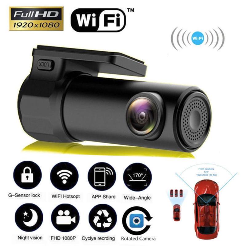 1080P Full Hd Wifi Auto Dvr Dash Camera Voertuig Video Recorder 170 Groothoek Draadloze Dash Cam Dvr/dash Camera Auto Styling