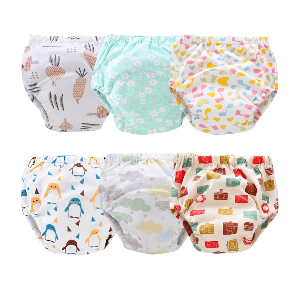 ORINERY 6 teile/los Tuch Windel Für Baby Mehrweg Baumwolle 6 Schichten Lernen Kleinkind Baby Ausbildung Hosen Waschbar Windel