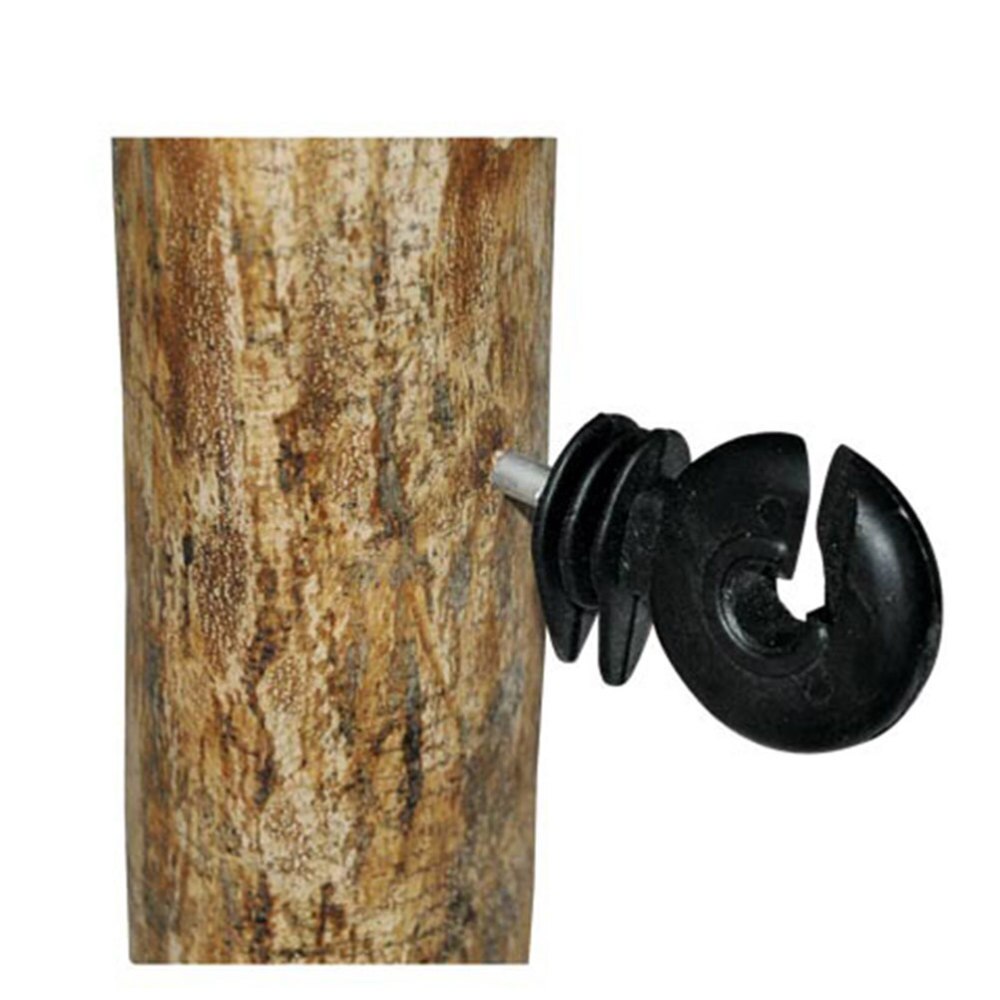 Stuks Muur Hout Post Schroef-In Ring Isolatoren Elektronische Hek Isolator Isolatie Haak Voor Hoogspanning Isolator Reparatie Lijn