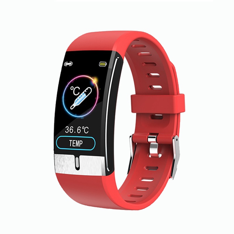 ECG PPG Smart Wristband 24 Hours Body Temperature Heart Rate Blood Pressure Oxygen Monitoring Fitness Wristband Smart Bracelet