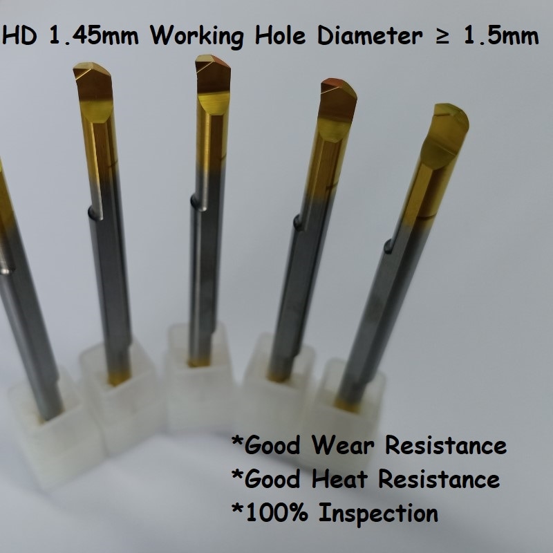 MTR Double extrémité 1.45mm une pièce carbure alésage outil de tournage