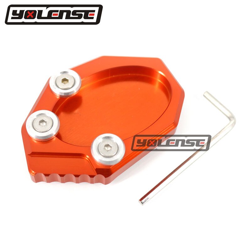 Voor KAWASAKI Versys 650 Versys650 KLX250 KLX 250 Motorfiets Kickstand Voet Side Stand Extension Ondersteuning Plaat Pad