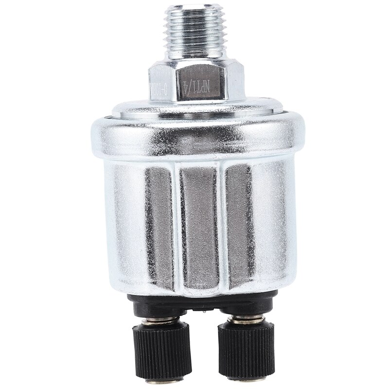 VDO Universal Oil Pressure Sensor 1/4NPT 13Mm 0-10Bars Genset Part Pressure Measuring Instruments Alarm Generator Sensor: Default Title