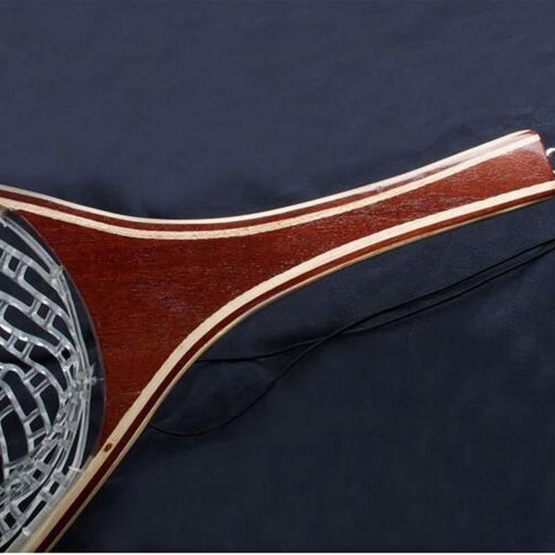 HobbyLane Outdoor Sports Fishing Rubber Dip Net Wooden Handle Floor Net Fly Fishing Nylon Net Squid Net Fishing Supplies