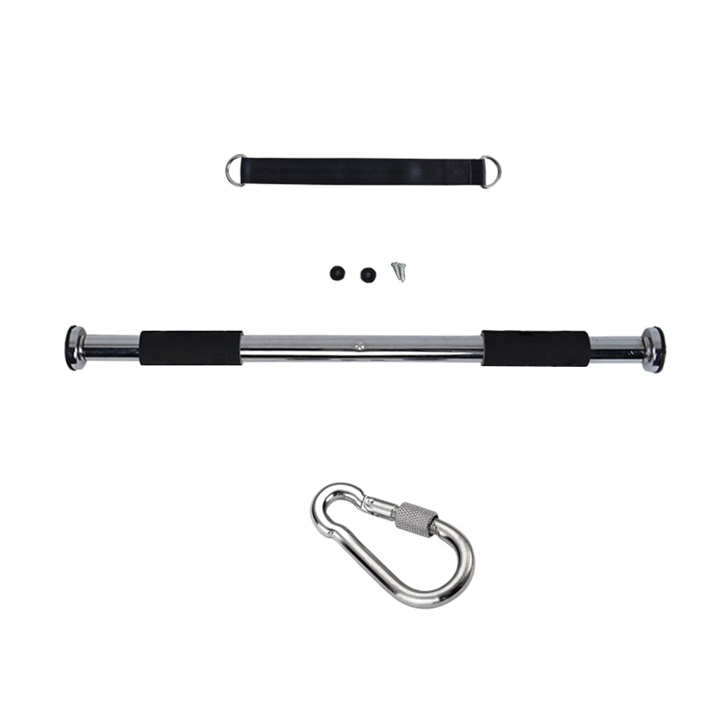 Door Frame Horizontal Bar+Snap Hook+Hanging Strap Set Indoor Swing Hanging