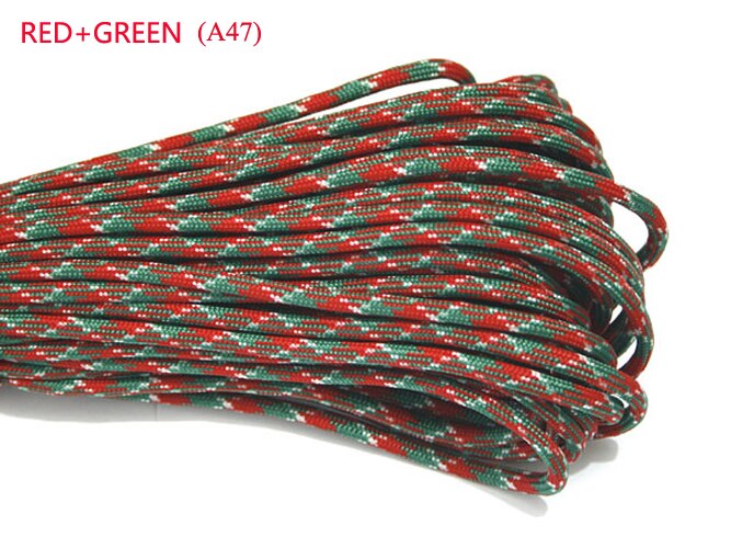1pcs Christmas Series 550 Paracord Parachute Cord Lanyard Mil Spec Type III 7 Strand Core 100 FT Christmas: PA-47