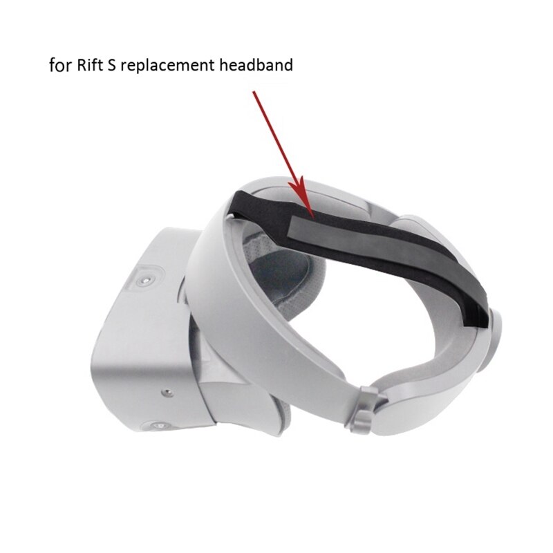 VR Headset Cloth Strap Comfortable Virtual Reality Glasses Belt Replaceable Headband for Oculus Rift S