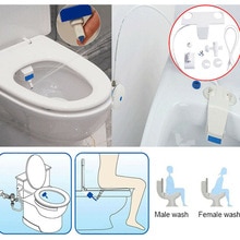 Bad bidet toalett ferskvann spray rent sete ikke-elektrisk kit vedlegg