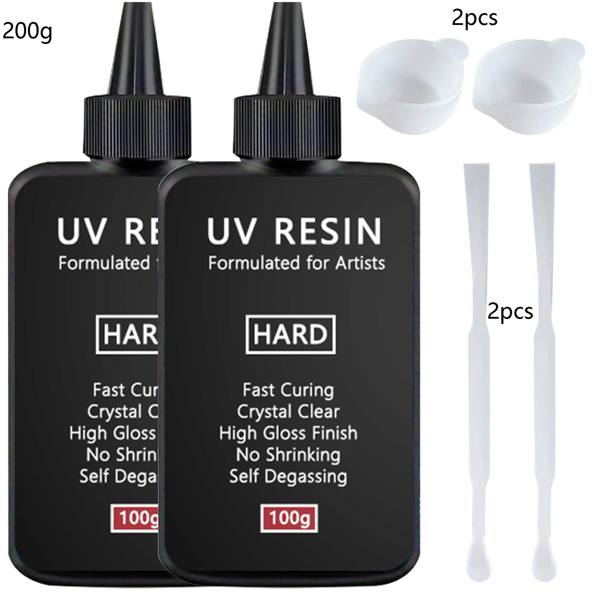 Quick-Drying Hard UV Resin Glue Clear Liquid Ultraviolet Curing Epoxy Resin UV Glue For DIY Crafts Handmade Jewelry Making Tools: GRAY
