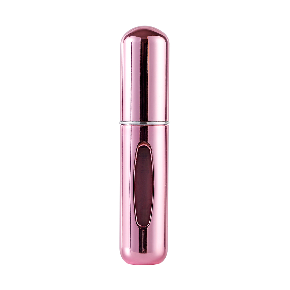 Mini botella de Perfume portátil de viaje de alta gama, Base de recarga, carga recta, muestra pequeña de Perfume, Material de aluminio: Verde