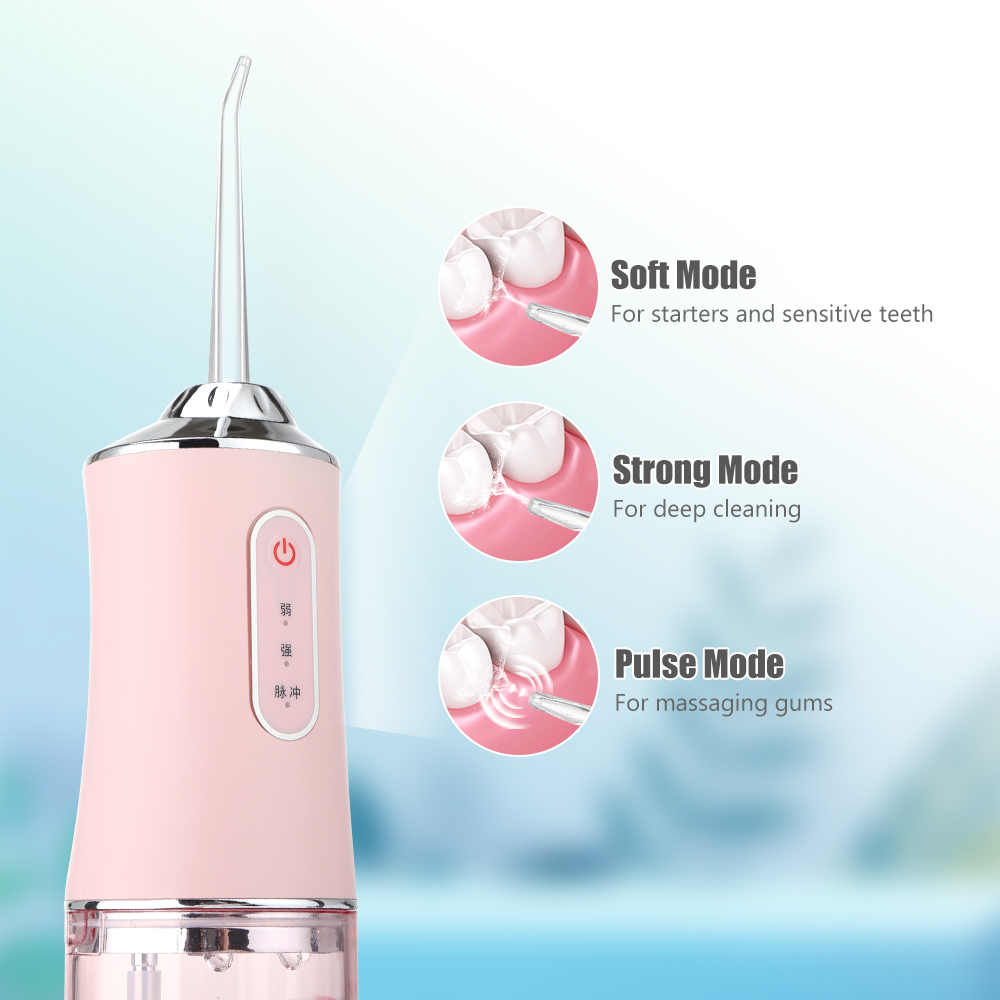 Elektrische Zähne Reiniger Wasserdichte Zähne Flosser Wasser Flosser kabellos Zahn Oral Irrigator Wiederaufladbare für Reise Hause
