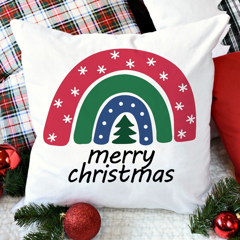 Merry Christmas Cushion Cover 45*45 Christmas Tree Pillowcase Sofa Cushions Pillow Cases Pillow Covers: Z21059-DCCWH-M