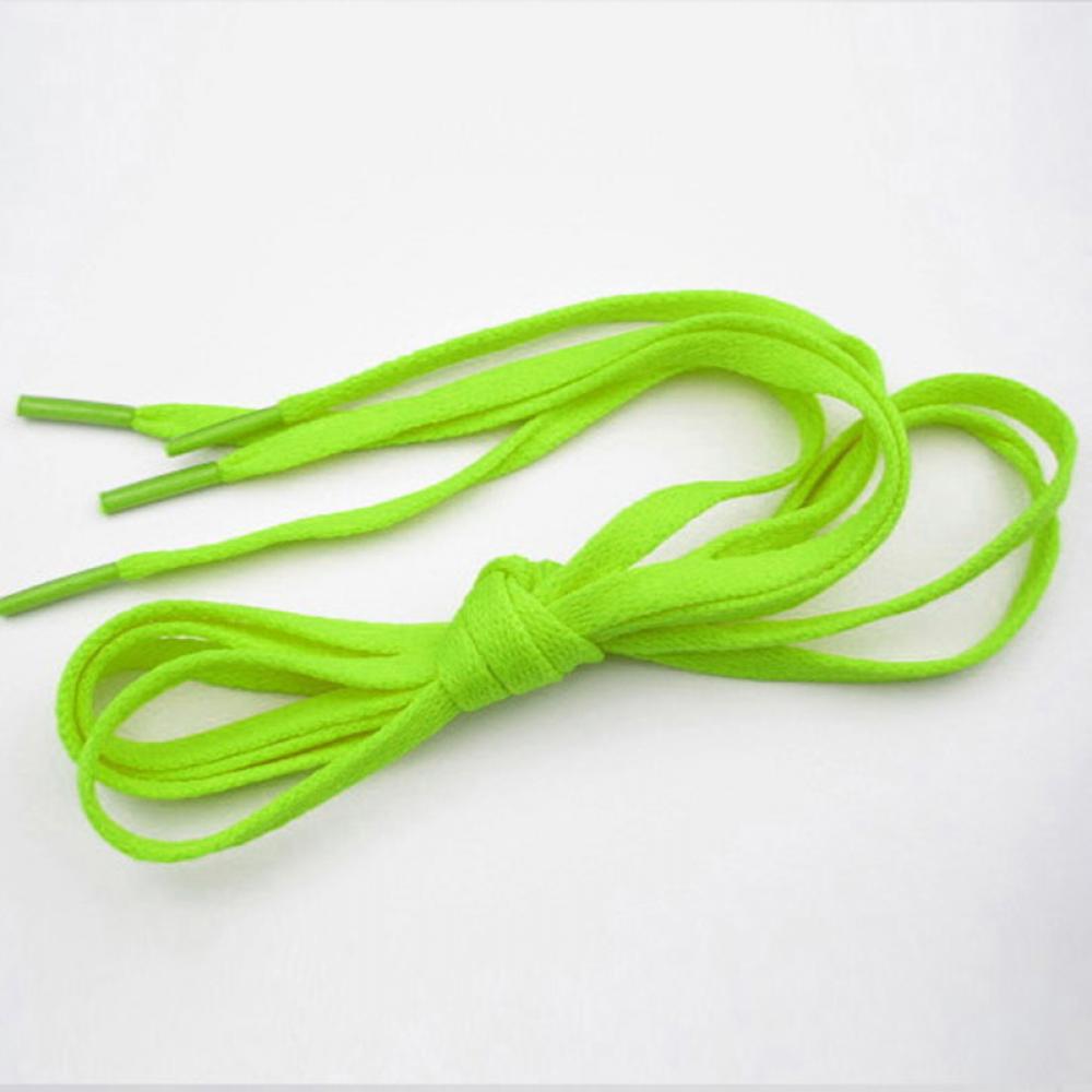 Cordones planos de poliéster, 6 colores, 110 cm, para zapatillas deportivas, para hombre y mujer, , 1 par