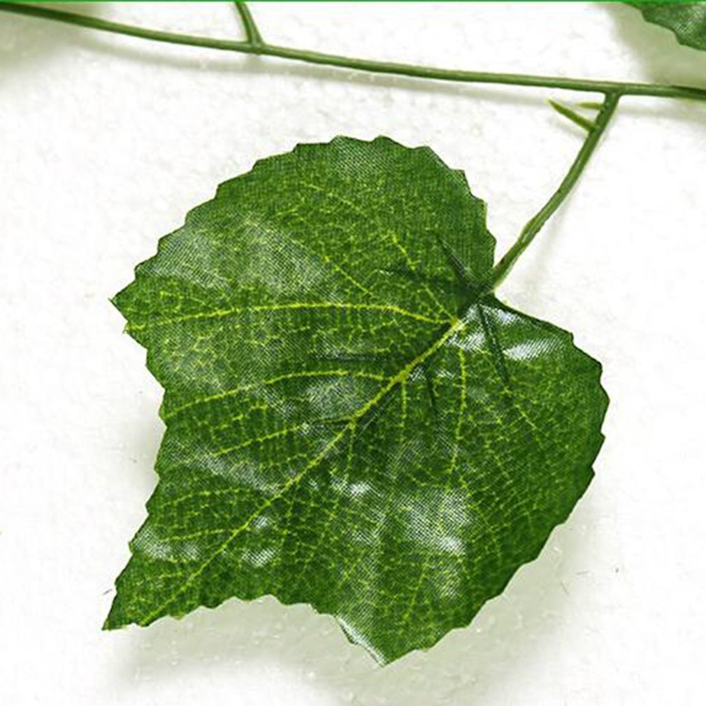 Fast Artificial Sweet Potato Leaves Vine Decoration Green Leaf Rattan Artificial Plant Leaves Ivy Green Plants