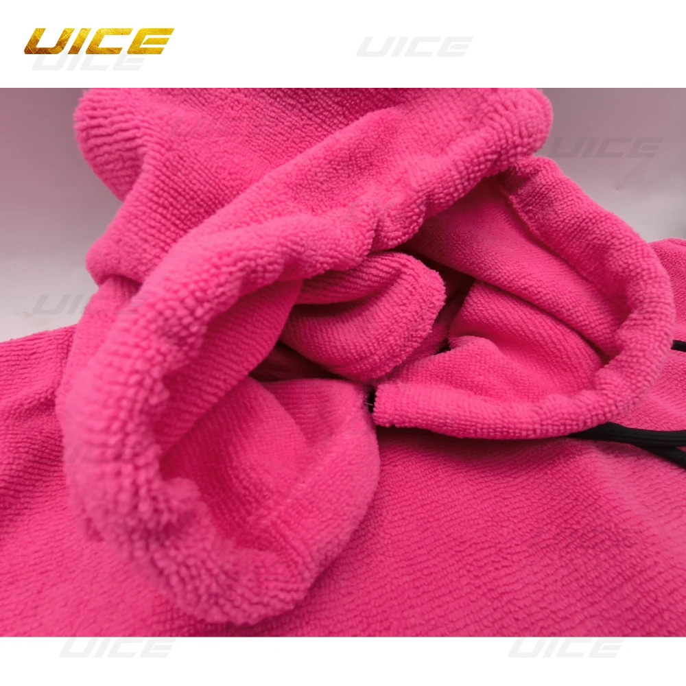 Strand tuch Surfen Poncho Wickelt uch schnell trocknende Kapuze Kleid Mikro faser für freundlicher Strand decke Badet uch