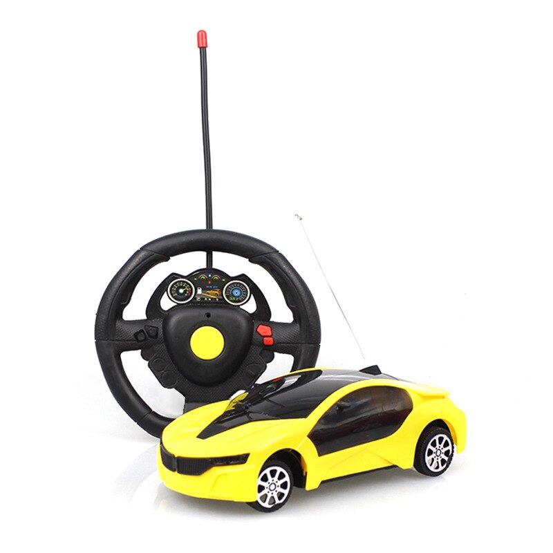 RC Car Children Kid Electric Remote Control Toys Classic Fast Speed Control Racing Car Kids Toys: Yellow