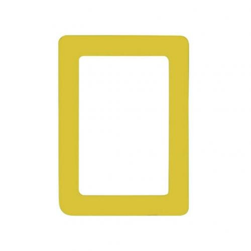 Mini cadre Photo magnétique Rectangle 5/6/7/8/10 pouces | Cadre Photo magnétique, cadre Photo magnétique, bricolage, réfrigérateur, décoration murale, Bar café maison, accessoires: Yellow 5 inch