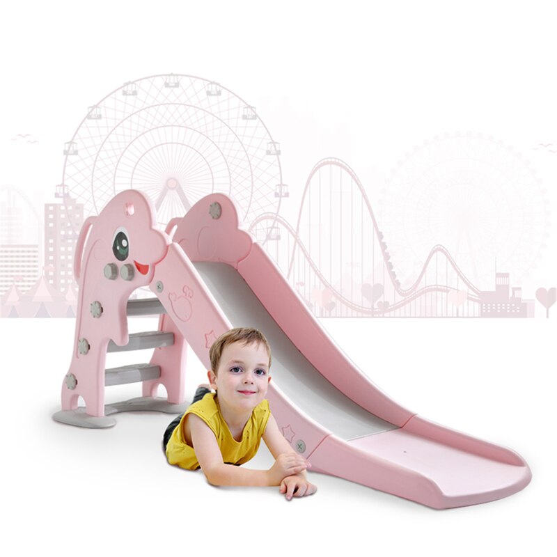 BabyGo Baby Folding Slide Basketball Box Indoor Outdoor Playground Home Game Play Slide Climber Kids Children's Slide