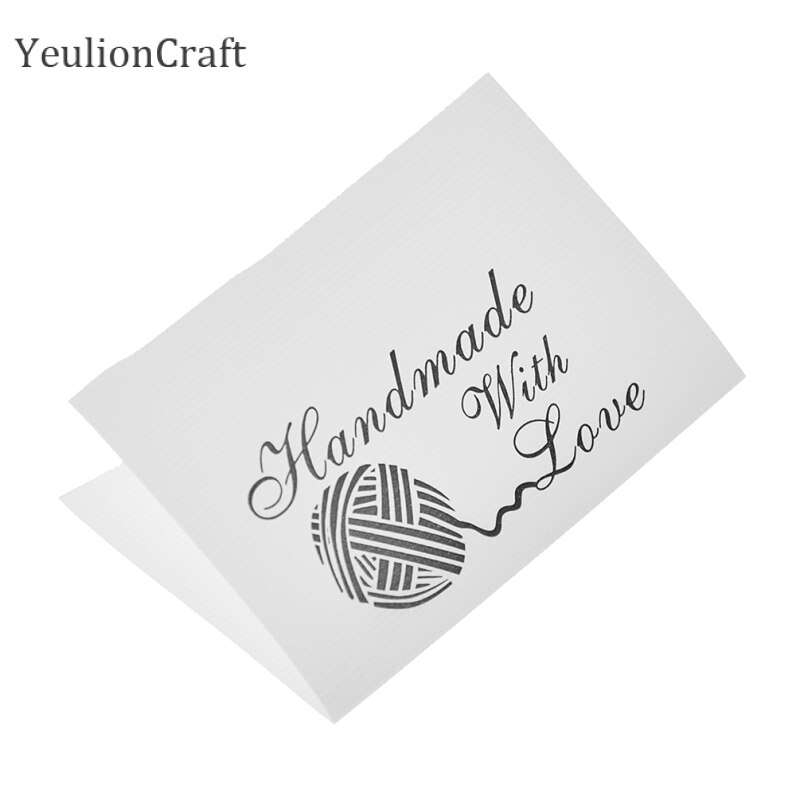 Chzimade 100Pcs Hand Gemaakt Met Liefde Doek Label... – Vicedeal
